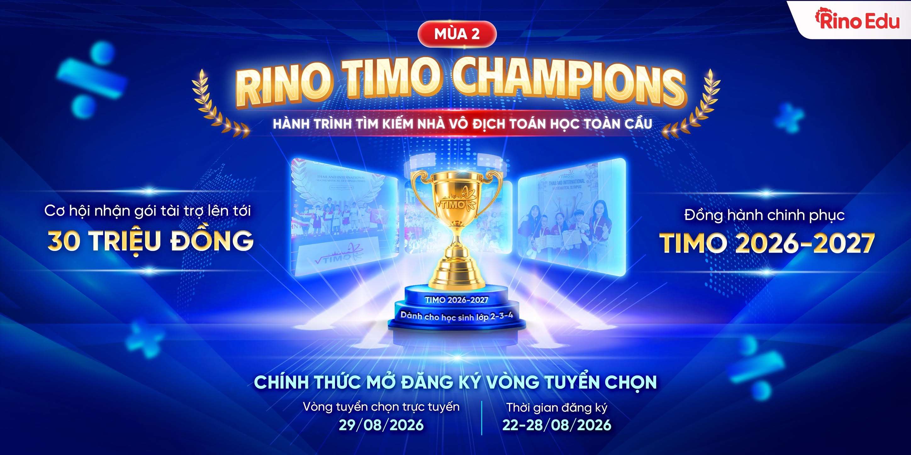 Rino Timo Champions Mùa 2 chính thức khởi động
